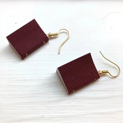 Fashion Teacher Gift Book Earrings Jewel Classical Handmade Loveliness Jewellery Gorgeous Wedding Statement Women for Her Gift