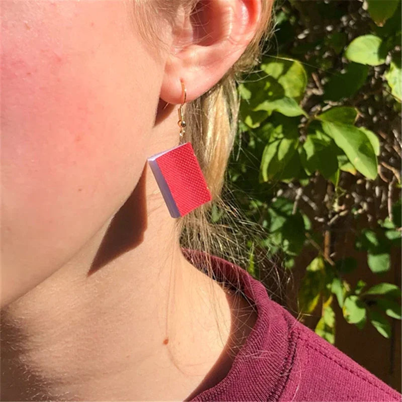Fashion Teacher Gift Book Earrings Jewel Classical Handmade Loveliness Jewellery Gorgeous Wedding Statement Women for Her Gift